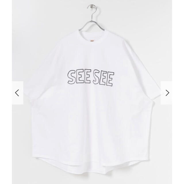 SEE SEE Tシャツ白M 半袖seesee