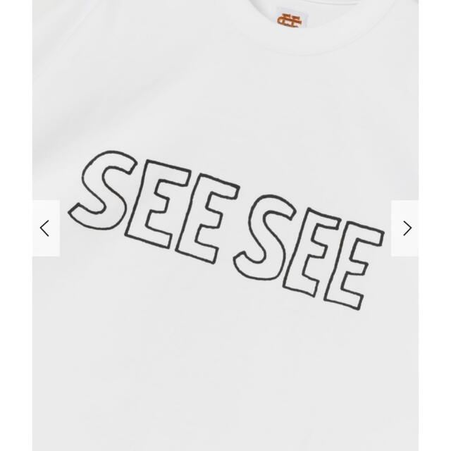 SEE SEE Tシャツ白M 半袖seesee 1