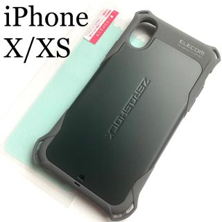 エレコム(ELECOM)のiPhone XS/X用ケース★ZEROSHOCK★保護フィルム内側ハニカム加工(iPhoneケース)