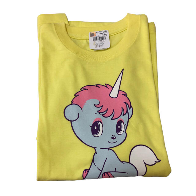 【新品】ユニコ UNICO Tシャツ S  イエロー　公式販売終了により入手困難 レディースのトップス(Tシャツ(半袖/袖なし))の商品写真