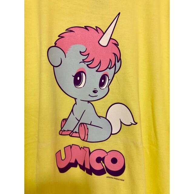 【新品】ユニコ UNICO Tシャツ S  イエロー　公式販売終了により入手困難 レディースのトップス(Tシャツ(半袖/袖なし))の商品写真