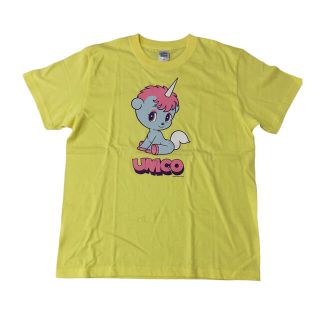 【新品】ユニコ UNICO Tシャツ S  イエロー　公式販売終了により入手困難(Tシャツ(半袖/袖なし))