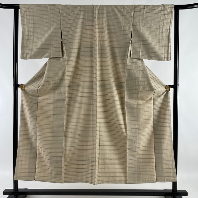 紬 美品 逸品 身丈152cm 裄丈62cm 正絹 【】