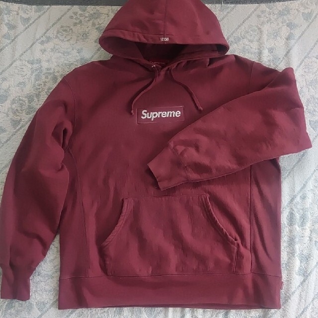 supreme box logo 21AW パーカー Mサイズ PLUM プラム