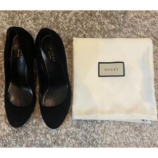 グッチ(Gucci)の【えりか様専用】GUCCI  スエードパンプス(ハイヒール/パンプス)