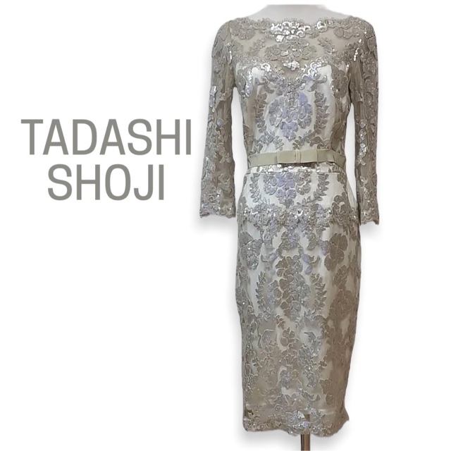 ✨即購入OK✨タダシショージ TADASHI SHOJI ワンピース ベージュ
