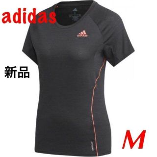 アディダス(adidas)のアディダス★レディース　ランニング　Tシャツ　M　新品　ブラック　ドライ(Tシャツ(半袖/袖なし))