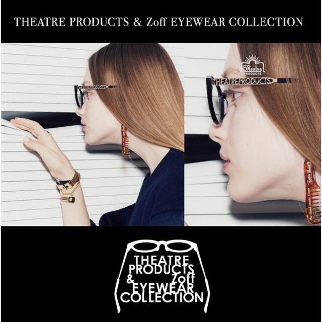 THEATRE PRODUCTS(シアタープロダクツ)のTHEATRE PRODUCTS シアタープロダクツZoff コラボ メガネ レディースのファッション小物(サングラス/メガネ)の商品写真