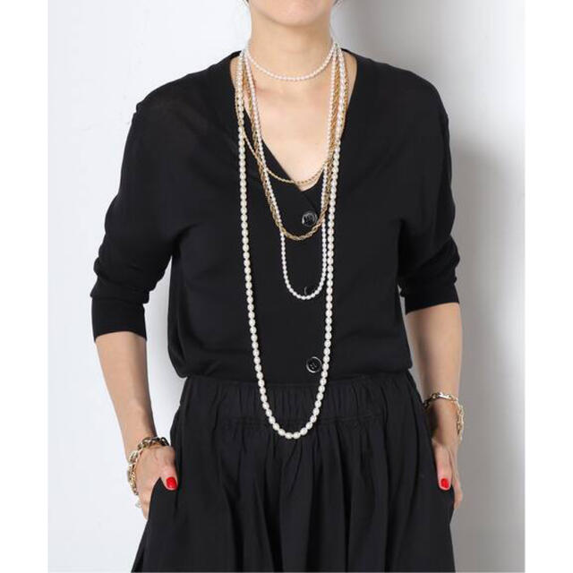 Semi Sheer Vネック カーディガン Deuxieme Classe カーディガン Semi Sheer Vネック カーディガン Deuxieme Classe カーディガン