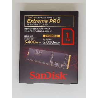 サンディスク(SanDisk)の★新品未開封 サンディスク SDSSDXPM2-1T00-J25 M.2 1TB(PCパーツ)