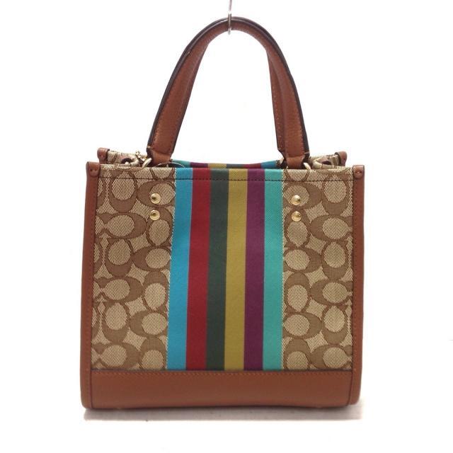 COACH(コーチ) トートバッグ美品 C5637 fiosamparo.com.br