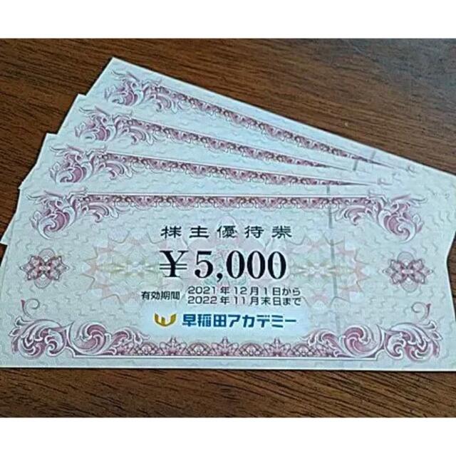 早稲田アカデミー 株主優待券 20000円分 4ZFSXtSKOW