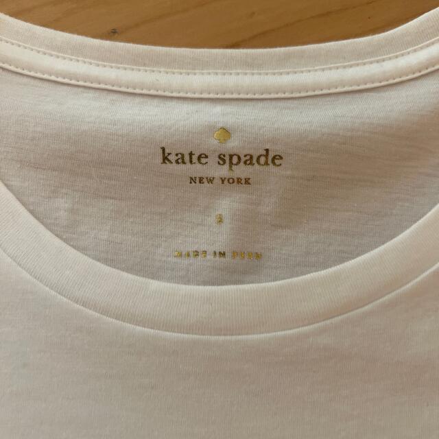 kate spade new york(ケイトスペードニューヨーク)のケイトスペイド　フラミンゴTシャツ新品タグ付き レディースのトップス(Tシャツ(半袖/袖なし))の商品写真