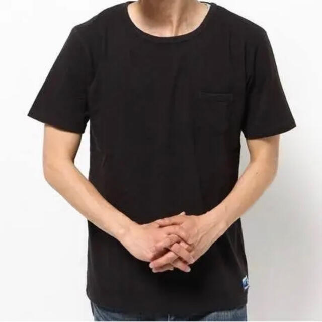 EDWIN(エドウィン)のエドウィン 胸ポケットTシャツ 黒 XL メンズのトップス(Tシャツ/カットソー(半袖/袖なし))の商品写真