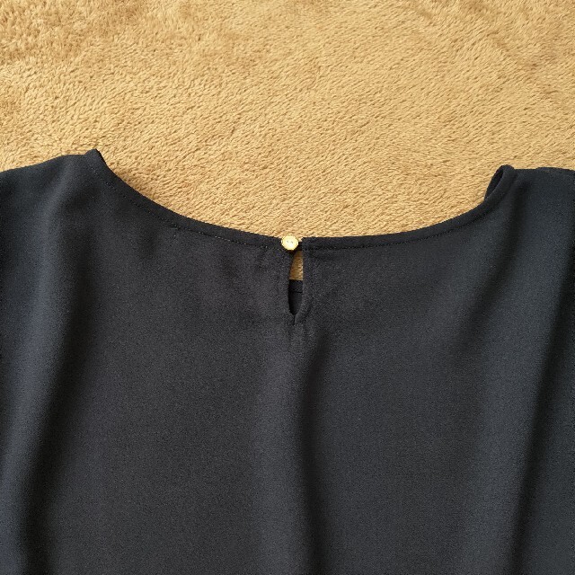 kumikyoku（組曲）(クミキョク)の組曲 トップス 7分袖 ゆったり 紺 レディースのトップス(シャツ/ブラウス(長袖/七分))の商品写真
