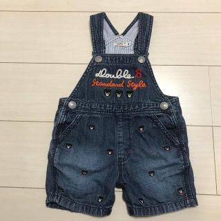 ダブルビー(DOUBLE.B)の子供服　DOUBLE.B ダブルビー　オーバーオール　女の子　男の子　80㎝(パンツ)