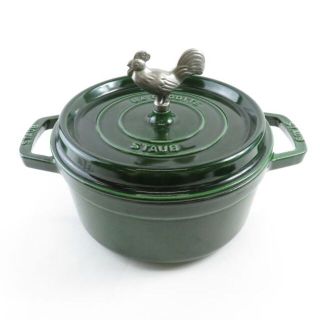 ストウブ(STAUB)のストウブ ピコ ココットラウンド 両手鍋 アニマルノブ SU2987H(鍋/フライパン)