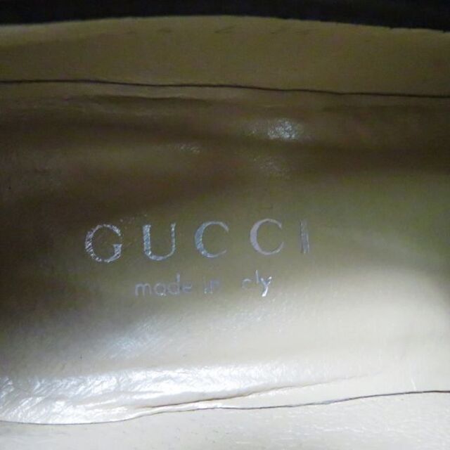 Gucci(グッチ)のGUCCI グッチ ローファー ブラック系 36C ホースビット AM3236C レディースの靴/シューズ(ローファー/革靴)の商品写真