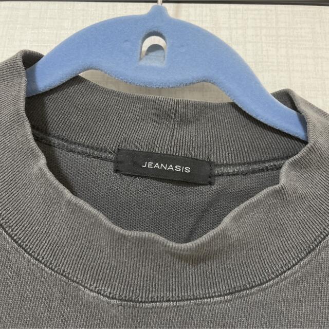 JEANASIS(ジーナシス)のJEANASIS トップス　USED ショート グレー レディースのトップス(Tシャツ(半袖/袖なし))の商品写真