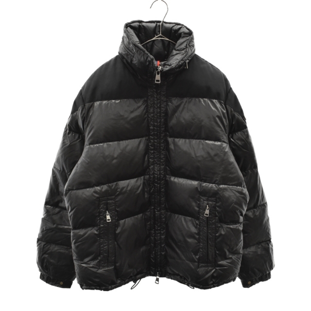 MONCLER モンクレール Wジップアップ 切替 ダウン ジャケット ブラック 黒　42348 50 68950