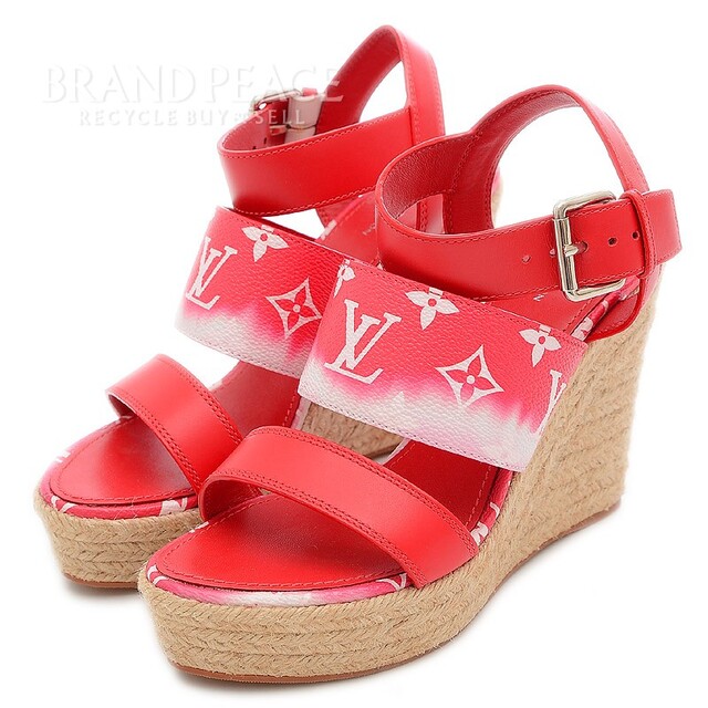 Louis Vuitton Starboard Wedge Sandal (1A9PLN)