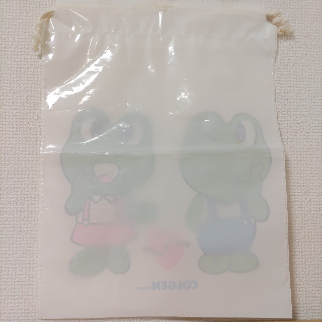 コーワ紙袋つき！当選品☆興和ケロちゃんコロちゃん大ソフビ小