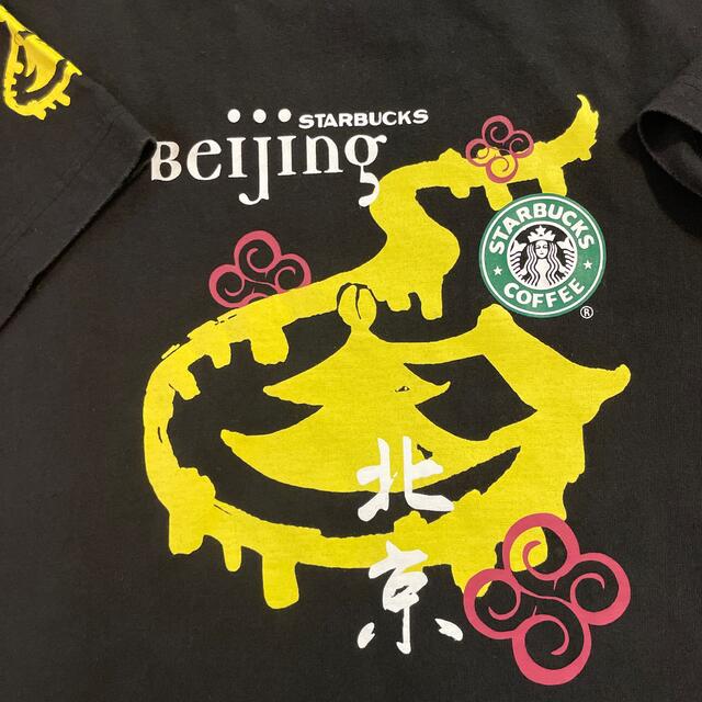 Starbucks Coffee(スターバックスコーヒー)のスターバックス　黒Tシャツ　北京　M メンズのトップス(Tシャツ/カットソー(半袖/袖なし))の商品写真