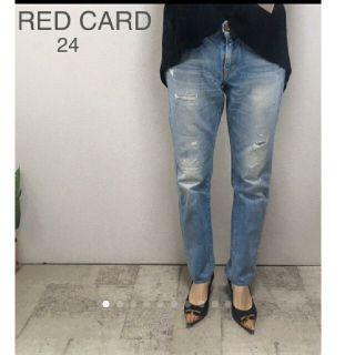 レッドカード(RED CARD)のレッドカード裏打付ダメージテーパードデニム24／ディースクエアードヒステリッ ク(デニム/ジーンズ)