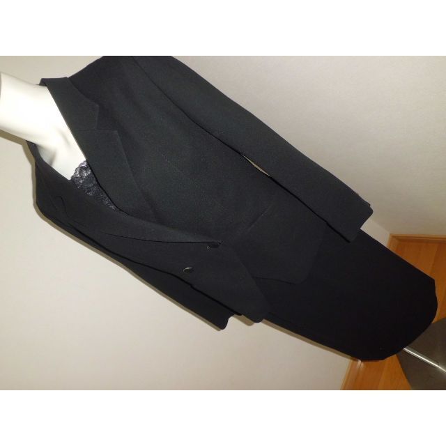 SOIR(ソワール)の高級喪服 9AR MいぎんIGIN　ブラックフォーマルセットアップスカートスーツ レディースのフォーマル/ドレス(礼服/喪服)の商品写真