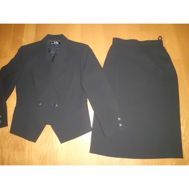 SOIR(ソワール)の高級喪服 9AR MいぎんIGIN　ブラックフォーマルセットアップスカートスーツ レディースのフォーマル/ドレス(礼服/喪服)の商品写真