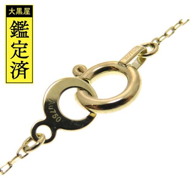 AHKAH(アーカー)のAHKAH　クロスネックレス　K18　ダイヤ0.02ct　0.8g　【205】 レディースのアクセサリー(ネックレス)の商品写真