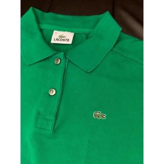 ラコステ(LACOSTE)のラコステ　グリーン　ポロシャツ(ポロシャツ)