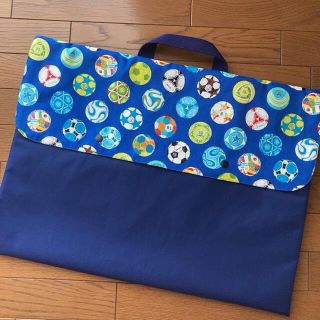 サッカーボール＊防災頭巾カバー＊背もたれ補強(バッグ/レッスンバッグ)