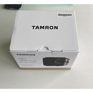 タムロン(TAMRON)のTamron SP 35mm F1.8 Di VC USD  EF用　未開封品(レンズ(単焦点))
