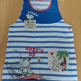 スヌーピー(SNOOPY)のスヌーピー　エプロン　ボーダー(日用品/生活雑貨)