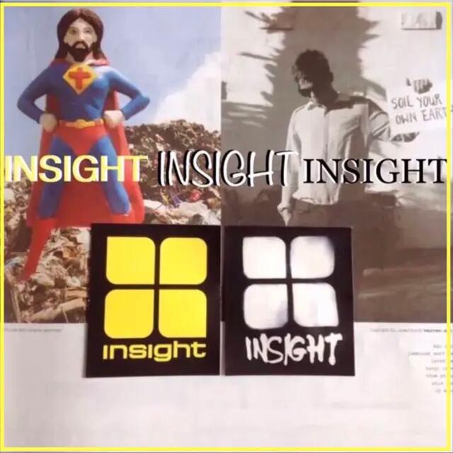 INSIGHT(インサイト)のinsightインサイトUS限定BOXロゴデザインアイコン ステッカー２点セット メンズのファッション小物(その他)の商品写真