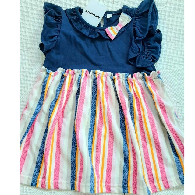 【新品】新品ワンピース2点セット 95cm キッズ/ベビー/マタニティのキッズ服女の子用(90cm~)(ワンピース)の商品写真