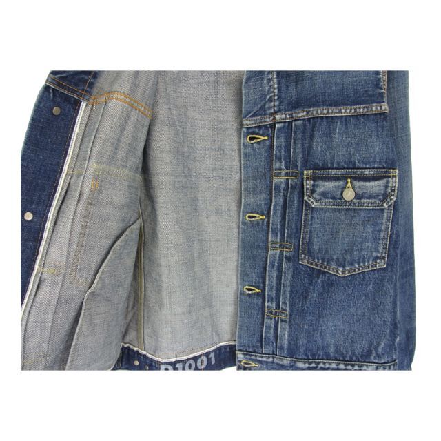 ビズビムVISVIM□19AW SS 101 JKT DMGD デニムジャケット