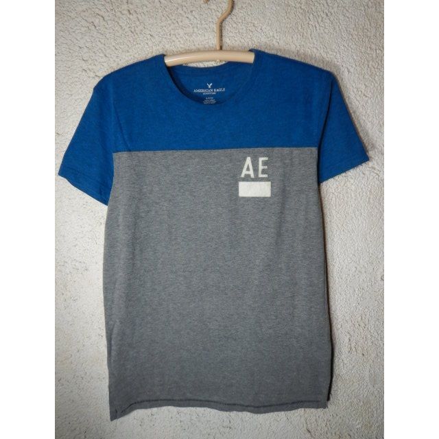 American Eagle(アメリカンイーグル)の7811　　アメリカン　イーグル　切り替え　デザイン　半袖　tシャツ メンズのトップス(Tシャツ/カットソー(半袖/袖なし))の商品写真