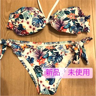 海外セレクトショップ インポート 2wayバンドゥ ビキニ 水着(水着)