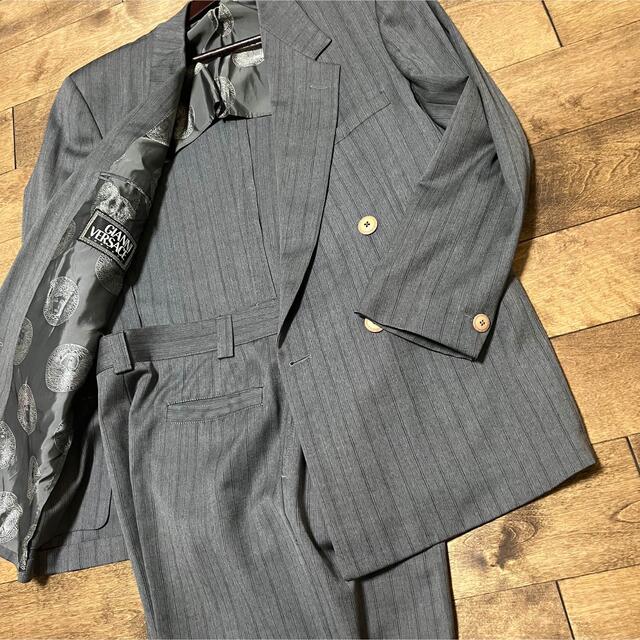 SALE/100%OFF】 極美品 GIANNI VERSACE ダブルセットアップ