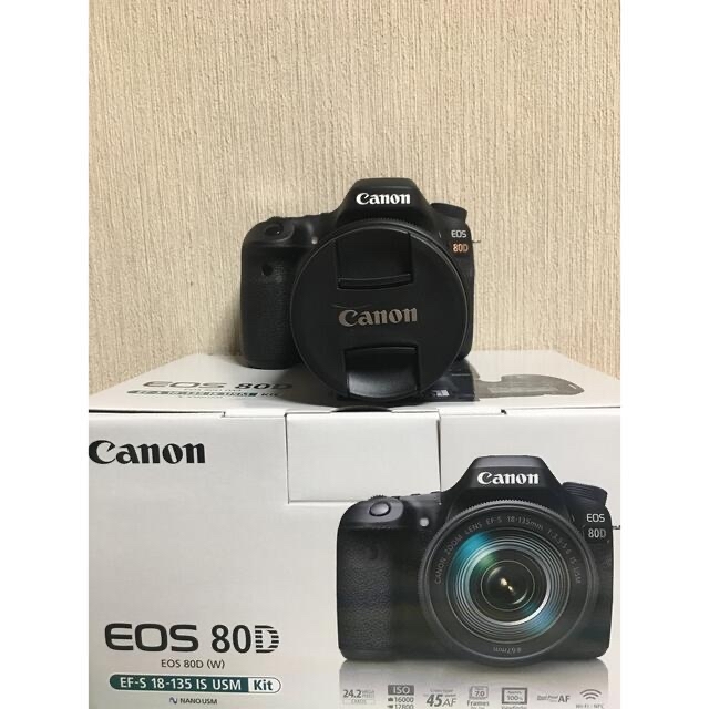 Canon EOS 80D EF-S18-135 IS USMレンズセット 女性に人気！ 40800円