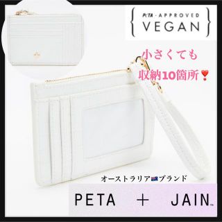 PETA+JAIN ペタアンドジェーン 財布 コンパクト オールインワン 白(財布)