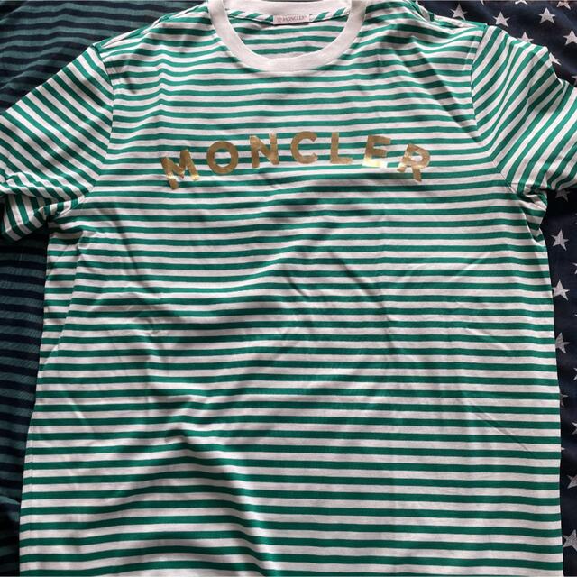 MONCLER(モンクレール)の新品MONCLERボーダーTシャツL メンズのトップス(Tシャツ/カットソー(半袖/袖なし))の商品写真