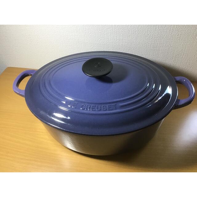 LE CREUSET(ルクルーゼ)のル・クルーゼ　オーバル  鍋　27cm  パープル インテリア/住まい/日用品のキッチン/食器(鍋/フライパン)の商品写真