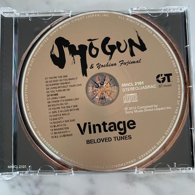 VINTAGE～beloved tunes ショーグン　CD エンタメ/ホビーのCD(ポップス/ロック(邦楽))の商品写真