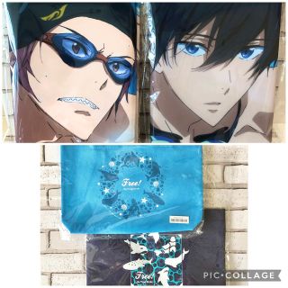 タイトー(TAITO)のFree! オリジナルショッパー 2種&マルチクロス2種セット(その他)