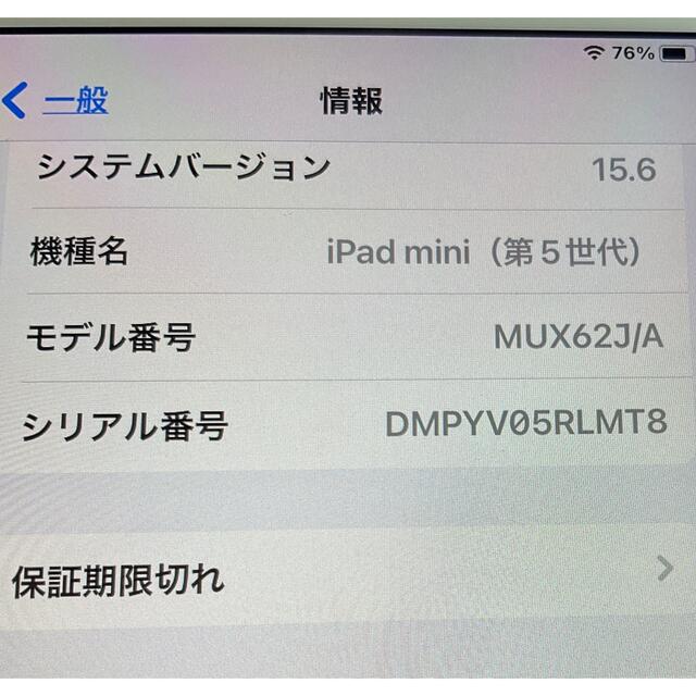 iPad mini5 64GB wifi + Cellular 3