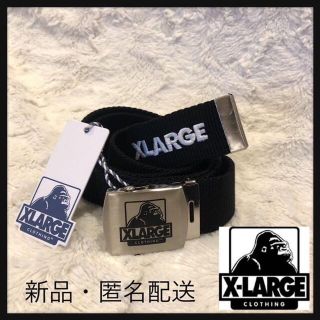 エクストララージ(XLARGE)の新品 エクストララージ X-LARGE ガチャベルト エンブレム ロゴ ブラック(ベルト)