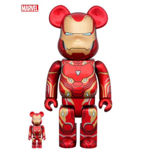 その他BE@RBRICK IRON MAN MARK 50 100％ & 400％